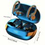 Wireless Earbuds With Earhooks Play Back Sports Headphones In-Ear HiFi Stereo Earphones With Mic Noise Reduction Headsets Deep Bass For Gym Running