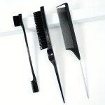 3PCS Multifunctional Hair Comb Set - Rat Tail Comb Hair Dyeing Brushes And Hair Styling Comb - Perfect For Hair Care And Styling