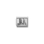 Composable Classic Link Twin Towers Silver