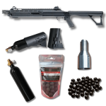 HDX68 40 Joules Refillable Package 0.68 Caliber Black