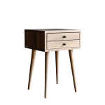 Fifties Retro Side Table - Oak Water-based Matte