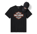 Men’s Bar & Shield Hat & Tee Gift Set