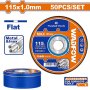 Abrasive Metal Cutting Disc Set 115 X 1.0 X 22.2MM WAC2L45