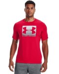 Men's Ua Boxed Sportstyle Short Sleeve T-Shirt - Red Steel XXL