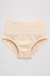 Ladies High Waisted Tummy Control Panties With Lace Detail