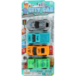 City Car Super Powered Car Set 4-PACK