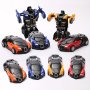 1PC Transforming Toy Car That Changes Shape Upon Impact No Batteries Required Transforms Into A Robot Car Model