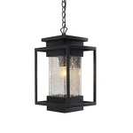 Unjaba Outdoor Pendant Light In Sand Black