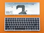Lenovo Ideapad U410 U410-ITH U410-IFI Silver Frame Laptop Keyboard Black