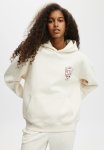 Cotton On Plush Premium Graphic Hoodie - Coconut Milk heritage Wellness Club