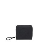 K circle Medium Bifold Wallet -black