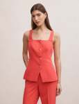 Lee Square Neck Waistcoat - 16 Pink Suit