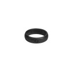Black Slim Silicone Ring