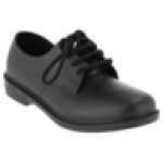Black Lace Up Boys School Shoes Size 9