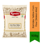 Yellow Corn Flour Makai Atta 908G - Premium Pure Yellow Corn Flour For Tortillas Flatbreads & Breading Delivers Wholesome Flavor