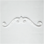 White Resin Baroque Corner No. 3