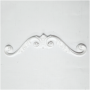 White Resin Baroque Corner No. 3