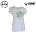 Ladies College Stitch Tee - White - 3XL