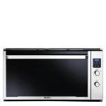 ELBA Elio 90CM Gas Oven Stainless Steel With Black 02 ELIO 900G