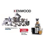 Kenwood Titanium Chef Baker KVL85.704SI Plus Free Accent Collection Slow Juicer