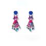 Women Vibrant 4 Perspex Drop & Dangle Earrings