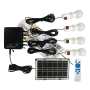 Outdoor Solar Kit With Solar Panel LED Bulbs And Remote Control