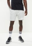 Unbrushed Terry Printed Front Short - Grey Melange