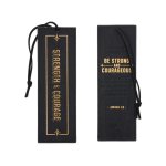 Bookmark - Strength And Courage Genuine Leather