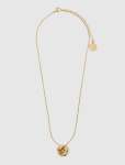 Tulsa Waterproof Twist Pendant Necklace - 0 Gold Plated