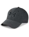 Men's Ua Heathered Blitzing 3.0 Cap - Black Graphite Black M l