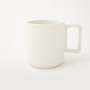 Flat Stackable Mug Choose From 6 Colours - White