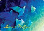 Expansion Algorithm Art Card Gold-stamped Signature Secrets Of Strixhaven Art Series - Damaged