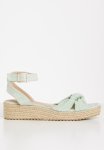Madison Ingrid Espadrille Flatform Sandal - Green