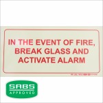 Parrot Photoluminescent 190MM F44 Safety Sign