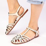 Madison Miriam Sandal - Off White - 8