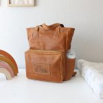 The On The Go Diaper Bag – Leather