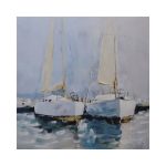 Oil Painting – Harboured Boats