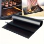 1PC Oven Mat Oven Liner For Bottom Of Oven On-stick Reusable Oven Mat Baking Mat Bbq Mat Bbq Accessories Suitable For Electric Oven Gas