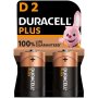 Duracell Plus Batteries D 2 Pack