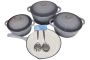 7 Piece Cast Iron Cookware Pot Set & 19 Piece Silicone Utensil Set