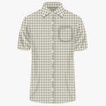 Mens Herbert Short Sleeve Shirt Stone - 10XL