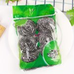 6PCS Stainless Steel Scouring Pads - Reusable & Durable Kitchen Cleaning Sponges For Dishes Pots Stovetops & More - Ideal For Ho