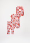 Cotton On Bundle Short Sleeve Romper Legging & Bib - Multi