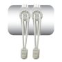 - Double Pack 4 Laces - White - Global NO.1 No-tie Shoelace