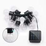 Solar Powered Retro Bulb String Of 10 / 20 LED Lights - 10 LED Lights