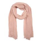 Pale Pink Crinkled Scarf