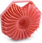Silicone Bath Sponge Durable And Easy To Clean Pink