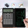 Pink/black Portable Scientific Calculator With Writing Tablet & Stylus Pen - Perfect Gift For Engineering & Financial Students