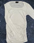 Cherry Melon Maternity White Long Sleeve Top Small