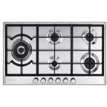 ELBA Elio Lite 90CM 5 Burner Gas Hob -stainless Steel – 02 ELIO 95-545 L
